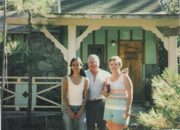 ex Tris along with my Grandad and step Grandmother in front of their cabin in Wrightwood California