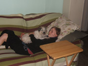 Michelle with Jackie, October 2010