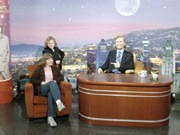 Jodie and Danielle at Universal Studions Hollywood, Conan Obrian