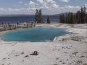 West Thumb Geyser Basin Hot Springs, Yellowstone