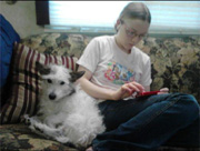 Jackie with Danielle, Camping at Seven Feathers May 2012